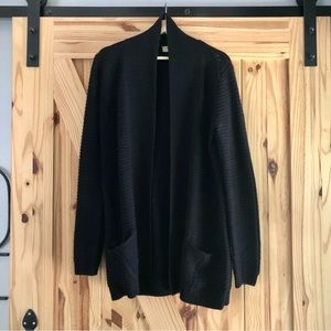 Black Triple Five Soul Cardigan. Large.